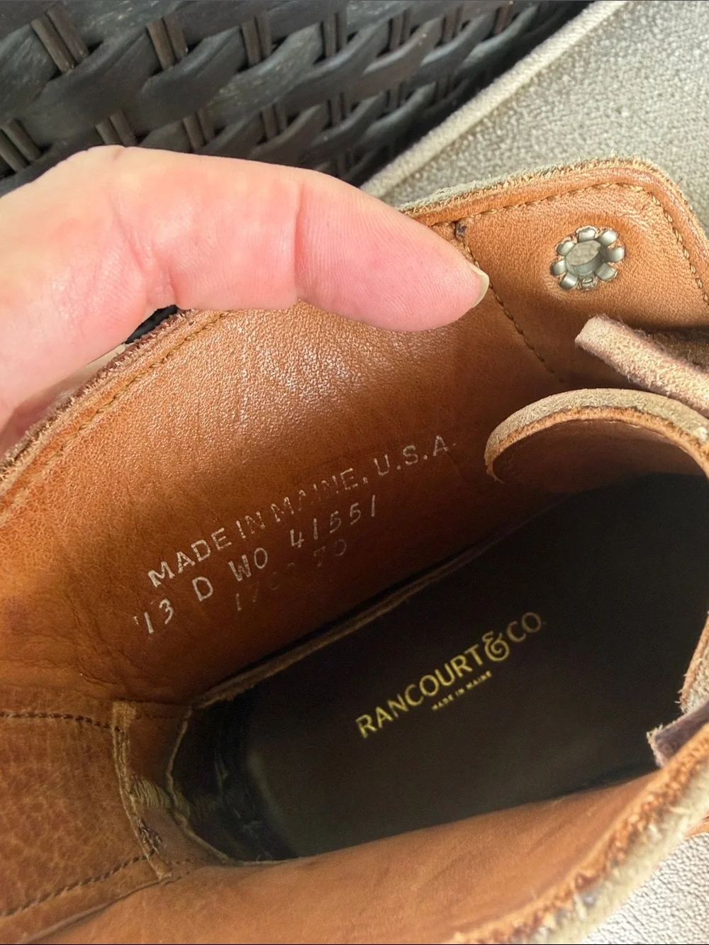 RANCOURT & CO Harrison Boot Redux. Size 13D